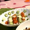 ∞kanami∞'s cooksnap of when they made ちくわ&クリチの彩りおつまみ.