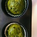 みんみん2120's cooksnap of when they made 卵無しで作る抹茶＆ホワイトチョコマフィン.