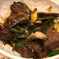 aripurin's cooksnap of when they made 簡単な貧血に効く牛レバーと青ネギ炒め.