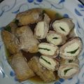 hirousao's cooksnap of when they made 油揚げの豚肉巻き.