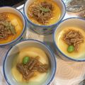 Mieまま's cooksnap of when they made 絹ごし豆腐入りの茶碗蒸し・なめ茸のせ♪.