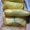 らんたろ～'s cooksnap of when they made ささみのシソチーズ春巻.