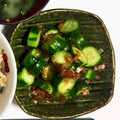 ぺそこわわ's cooksnap of when they made きゅうりの梅おかか和え★.