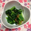 ぽぽきゅ's cooksnap of when they made 材料たった２つ☆小松菜のなめ茸和え.