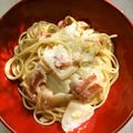 tottokoc's cooksnap of when they made 白菜とベーコンのクリームパスタ.