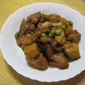 書セラピスト流香's cooksnap of when they made 鶏肉とさつまいもの【甘辛煮】.