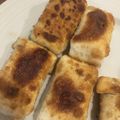 栗うさぎ's cooksnap of when they made 余った餃子の皮で大葉チーズ.