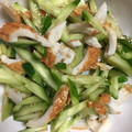 ★☆爽羽ﾏﾏ☆★'s cooksnap of when they made きゅうりとちくわ 中華風サラダ.