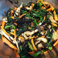 onakaski's cooksnap of when they made ほうれん草とひじきの梅鰹和え.