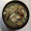 クックC2GECR☆'s cooksnap of when they made あさりの味噌汁.