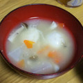 1072gou's cooksnap of when they made だいこんのショウガみそ汁.