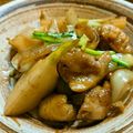 ノスケのかぁちゃん's cooksnap of when they made 鶏肉とかぶのわさび醤油炒め.