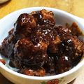 nyamー's cooksnap of when they made 肉団子in高野豆腐.