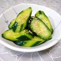 ＠迷子＠'s cooksnap of when they made あごだしで♪ 手間なしきゅうりの浅漬け.