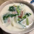 ムーミン谷の住人's cooksnap of when they made 白菜と蕪のミルク味噌スープ.