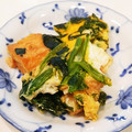 さつまいもおんちゃん's cooksnap of when they made すぐできる！厚揚げとほうれん草の卵とじ.