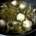 BORDER25's cooksnap of when they made きのこと いわしつみれの お吸い物.＊.