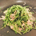 sunita's cooksnap of when they made ◇豆苗とハムのバター炒め◇.