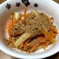 ＠みっきーのおかん's cooksnap of when they made おつまみ ちくわと人参のきんぴら お弁当.