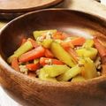 しじみごはん's cooksnap of when they made さつま芋とひき肉のホッコリ煮.