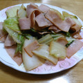 単！！'s cooksnap of when they made ハムと白菜　簡単麺つゆ炒め☆.