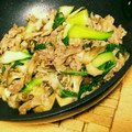 ぽにょこまち's cooksnap of when they made 簡単☆豚肉とほうれん草のサッパリ塩炒め.