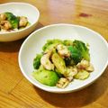 pali's cooksnap of when they made ✿タコと芽キャベツの梅肉和え✿.
