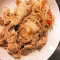 nonmyu's cooksnap of when they made 玉ねぎで柔らか！ご飯が進む生姜焼き.