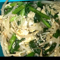 xiang913's cooksnap of when they made 簡単節約！もやしとにらと卵だけで炒め物.