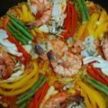 有栖川ハナ's cooksnap of when they made シェフ直伝！簡単！絶品★パエリア.