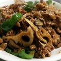 salty☆'s cooksnap of when they made 豚肉とレンコンの簡単こっくり炒め.