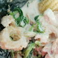 クックAYESFL☆'s cooksnap of when they made 小松菜とちくわと油揚げのマヨ和え.