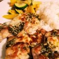 koodo's cooksnap of when they made 鶏もも肉のバジルソース乗せ.
