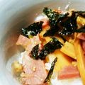 ミカ★ヅキ's cooksnap of when they made チャーシュー丼。ラー油でピリ辛♪.