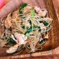クックZC4C1P☆'s cooksnap of when they made にらと春雨の炒め物　★宇都宮学校給食.