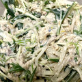 まっプン丸's cooksnap of when they made さば缶で水菜ともやしのサラダ.