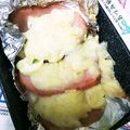 ユーロン's cooksnap of when they made お歳暮ハムで♡チーズ焼きガーリック添え.