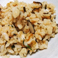 桔梗の芽's cooksnap of when they made 鮭とエリンギ大葉の炒飯.