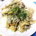ユーロン's cooksnap of when they made ごぼうと舞茸と厚揚げの柳川風.