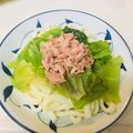 Mashiro_A's cooksnap of when they made 簡単・温かいサラダうどん.