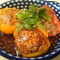 にゃんがす's cooksnap of when they made ピーマンの肉詰め和風あんかけ♪.