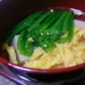 ゆーにゃお's cooksnap of when they made 錦糸卵と豆腐のお吸い物.