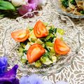 makichihua's cooksnap of when they made 青梗菜・きゅうりとレタスの和風サラダ♪.