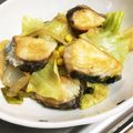 107マミィ's cooksnap of when they made さわらと春キャベツの醤油バター蒸し.