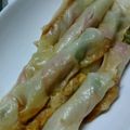 ナーちゃん's cooksnap of when they made 簡単！アスパラガスのマキマキ餃子.