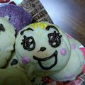 こねこね☆みっちゃん's cooksnap of when they made メロンパン&メロンパンナちゃん☆.