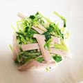 チャン☆テソン's cooksnap of when they made レンチンで簡単♪豆苗とハムのマヨサラダ☆.