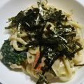いくたん００７'s cooksnap of when they made お家にあるもので時短☆うどんカルボナーラ.