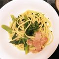 Chiru♥'s cooksnap of when they made 簡単！春♡菜の花とベーコンの彩りパスタ♡.