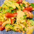 Rinakichi9's cooksnap of when they made 簡単おいし☆きゃべつとウィンナー卵炒め♪.